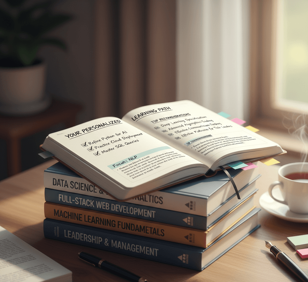 Course recommendations interface